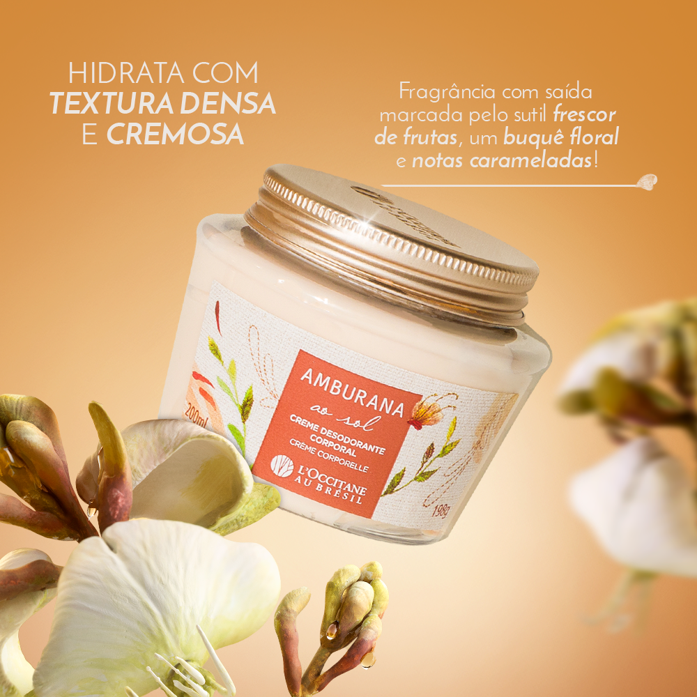 Creme Desodorante Corporal Amburana ao Sol 200ml, ,  large image number 1